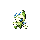 Celebi front-facing sprite from Pokémon Platinum