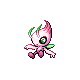 Celebi shiny front-facing sprite from Pokémon Platinum