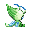 Celebi back-facing sprite from Pokémon Ruby