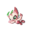Celebi shiny front-facing sprite from Pokémon Ruby