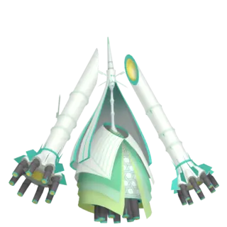 Celesteela shiny front-facing sprite from Pokémon Shield