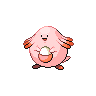 Chansey front-facing sprite from Pokémon White