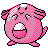 Chansey front-facing sprite from Pokémon Crystal