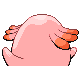 Chansey back-facing sprite from Pokémon Pearl