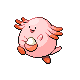 Chansey front-facing sprite from Pokémon Pearl
