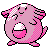 Chansey front-facing sprite from Pokémon Gold
