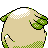 Chansey shiny back-facing sprite from Pokémon Gold