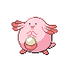 Chansey front-facing sprite from Pokémon SoulSilver