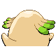 Chansey shiny back-facing sprite from Pokémon SoulSilver