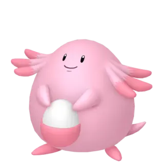 Chansey front-facing sprite from Pokémon Legends: Arceus
