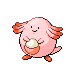 Chansey front-facing sprite from Pokémon Platinum