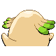 Chansey shiny back-facing sprite from Pokémon Platinum