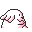 Chansey back-facing sprite from Pokémon Yellow