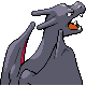 Charizard shiny back-facing sprite from Pokémon Pearl