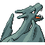 Charizard shiny back-facing sprite from Pokémon FireRed