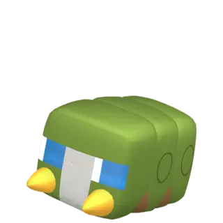 Charjabug front-facing sprite from Pokémon Shield