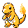 Charmander shiny front-facing sprite from Pokémon Crystal