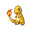 Charmander shiny front-facing sprite from Pokémon Emerald