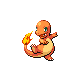 Charmander front-facing sprite from Pokémon Platinum
