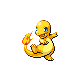 Charmander shiny front-facing sprite from Pokémon Platinum