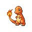 Charmander front-facing sprite from Pokémon Sapphire
