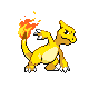 Charmeleon shiny front-facing sprite from Pokémon Pearl