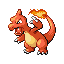 Charmeleon front-facing sprite from Pokémon Emerald