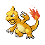 Charmeleon shiny front-facing sprite from Pokémon FireRed