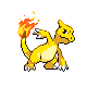 Charmeleon shiny front-facing sprite from Pokémon Platinum
