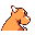 Charmeleon back-facing sprite from Pokémon Red