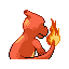 Charmeleon back-facing sprite from Pokémon Ruby