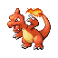 Charmeleon front-facing sprite from Pokémon Ruby