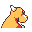 Charmeleon back-facing sprite from Pokémon Yellow