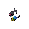 Chatot front-facing sprite from Pokémon Black 2