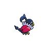 Chatot shiny back-facing sprite from Pokémon Black 2