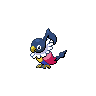 Chatot shiny front-facing sprite from Pokémon Black 2