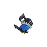Chatot back-facing sprite from Pokémon White