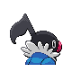 Chatot back-facing sprite from Pokémon SoulSilver