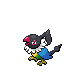 Chatot front-facing sprite from Pokémon SoulSilver