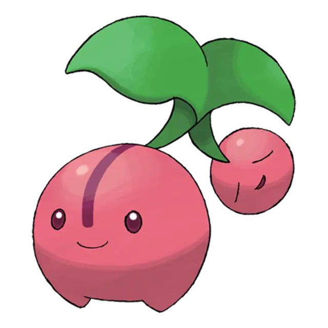 Cherubi, the Cherry Pokémon — Grass-type Pokémon official artwork
