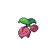 Cherubi front-facing sprite from Pokémon Diamond