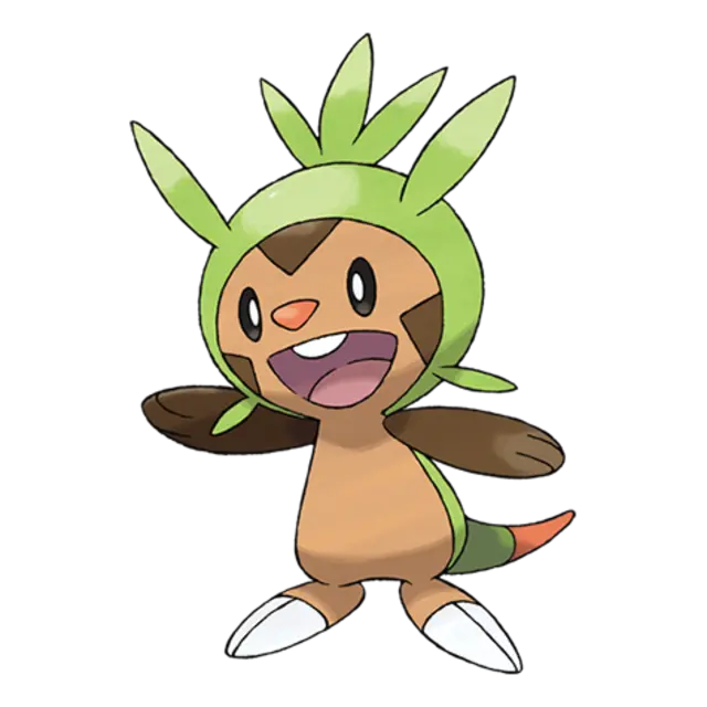 Chespin, the Spiny Nut Pokémon — Grass-type Pokémon official artwork
