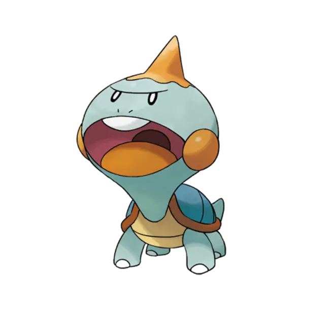Chewtle, the Snapping Pokémon — Water-type Pokémon official artwork