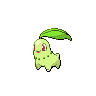 Chikorita front-facing sprite from Pokémon Black 2