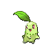 Chikorita front-facing sprite from Pokémon Diamond