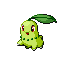 Chikorita front-facing sprite from Pokémon Emerald