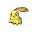 Chikorita shiny front-facing sprite from Pokémon Emerald