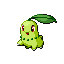 Chikorita front-facing sprite from Pokémon Sapphire