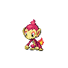 Chimchar shiny front-facing sprite from Pokémon Black 2