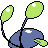 Chinchou shiny back-facing sprite from Pokémon Crystal